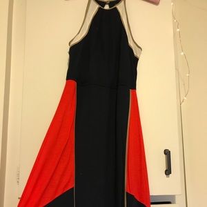Color Block Maxi Dress